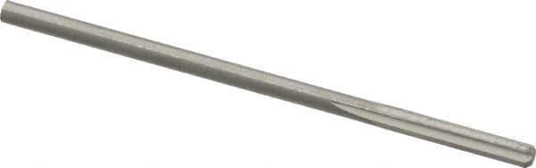 Hertel - #38 Solid Carbide 4 Flute Chucking Reamer - Straight Flute, Straight Shank, 5/8" Flute Length, 2-1/4" OAL - Apex Tool & Supply