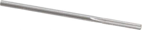Hertel - #42 Solid Carbide 4 Flute Chucking Reamer - Straight Flute, Straight Shank, 1/2" Flute Length, 2" OAL - Apex Tool & Supply