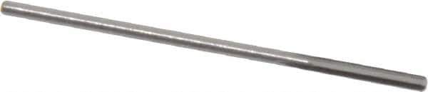 Hertel - #53 Solid Carbide 4 Flute Chucking Reamer - Straight Flute, Straight Shank, 3/8" Flute Length, 1-1/2" OAL - Apex Tool & Supply