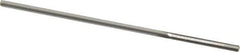 Hertel - #57 Solid Carbide 4 Flute Chucking Reamer - Straight Flute, Straight Shank, 3/8" Flute Length, 1-1/2" OAL - Apex Tool & Supply