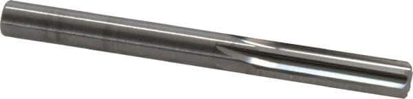 Hertel - Letter P Solid Carbide 6 Flute Chucking Reamer - Straight Flute, Straight Shank, 1-1/4" Flute Length, 3-1/2" OAL - Apex Tool & Supply