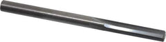 Hertel - 5.5mm Solid Carbide 4 Flute Chucking Reamer - Straight Flute, Straight Shank, 1" Flute Length, 3" OAL - Apex Tool & Supply