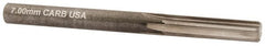 Hertel - 7mm Solid Carbide 6 Flute Chucking Reamer - Apex Tool & Supply
