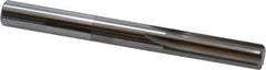 Hertel - 9mm Solid Carbide 6 Flute Chucking Reamer - Straight Flute, Straight Shank, 1-1/4" Flute Length, 3-1/2" OAL - Apex Tool & Supply