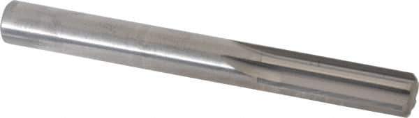 Hertel - 11mm Solid Carbide 6 Flute Chucking Reamer - Straight Flute, Straight Shank, 1-3/8" Flute Length, 4" OAL - Apex Tool & Supply