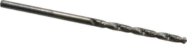 Hertel - 1/16" 118° Solid Carbide Jobber Drill - Bright Finish, Right Hand Cut, Spiral Flute, Straight Shank, 1-1/2" OAL, Standard Point - Apex Tool & Supply
