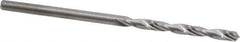 Hertel - #45 118° Solid Carbide Jobber Drill - Bright Finish, Right Hand Cut, Spiral Flute, Straight Shank, 1-3/4" OAL, Standard Point - Apex Tool & Supply