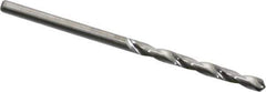 Hertel - 3/32" 118° Solid Carbide Jobber Drill - Bright Finish, Right Hand Cut, Spiral Flute, Straight Shank, 2" OAL, Standard Point - Apex Tool & Supply