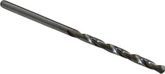 Hertel - #39 118° Solid Carbide Jobber Drill - Bright Finish, Right Hand Cut, Spiral Flute, Straight Shank, 2-1/4" OAL, Standard Point - Apex Tool & Supply