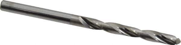 Hertel - #26 118° Solid Carbide Jobber Drill - Bright Finish, Right Hand Cut, Spiral Flute, Straight Shank, 2-1/2" OAL, Standard Point - Apex Tool & Supply