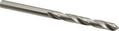 Hertel - #6 118° Solid Carbide Jobber Drill - Bright Finish, Right Hand Cut, Spiral Flute, Straight Shank, 3" OAL, Standard Point - Apex Tool & Supply