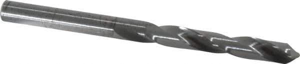 Hertel - #2 118° Solid Carbide Jobber Drill - Bright Finish, Right Hand Cut, Spiral Flute, Straight Shank, 3" OAL, Standard Point - Apex Tool & Supply