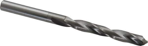Hertel - Letter A 118° Solid Carbide Jobber Drill - Bright Finish, Right Hand Cut, Spiral Flute, Straight Shank, 3-1/4" OAL, Standard Point - Apex Tool & Supply