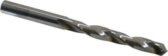 Hertel - Letter D 118° Solid Carbide Jobber Drill - Bright Finish, Right Hand Cut, Spiral Flute, Straight Shank, 3-1/4" OAL, Standard Point - Apex Tool & Supply