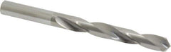 Hertel - Letter O 118° Solid Carbide Jobber Drill - Bright Finish, Right Hand Cut, Spiral Flute, Straight Shank, 3-3/4" OAL, Standard Point - Apex Tool & Supply