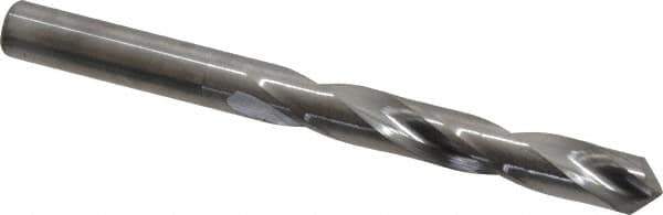 Hertel - Letter X 118° Solid Carbide Jobber Drill - Bright Finish, Right Hand Cut, Spiral Flute, Straight Shank, 4-1/2" OAL, Standard Point - Apex Tool & Supply