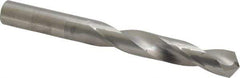 Hertel - 1/2" 118° Solid Carbide Jobber Drill - Bright Finish, Right Hand Cut, Spiral Flute, Straight Shank, 4-3/4" OAL, Standard Point - Apex Tool & Supply