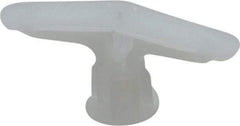 Toggler - #6 to 14 Screw, 5/16" Diam, 1-1/2" Long, 5/8 to 3/4" Thick, Plastic Toggle Drywall & Hollow Wall Anchor - 5/16" Drill, Plastic, Use in Drywall - Apex Tool & Supply