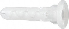 Toggler - 1/4" Diam, 1/4" Drill, 1-3/16" OAL, Plug Concrete Anchor - Plastic, Flange Head - Apex Tool & Supply
