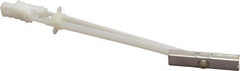 Toggler - 1/4" Screw, 6-1/4" Long, 3/8 to 3-5/8" Thick, Toggle Bolt Drywall & Hollow Wall Anchor - 1/4 - 20" Thread, 1/2" Drill, Uncoated, Stainless Steel, Grade 304, Use in Drywall - Apex Tool & Supply