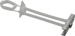 Toggler - 3/8" Screw, 6" Long, 3/8 to 2-1/2" Thick, Toggle Bolt Drywall & Hollow Wall Anchor - 3/8 - 16" Thread, 3/4" Drill, Uncoated, Stainless Steel, Grade 304, Use in Drywall - Apex Tool & Supply