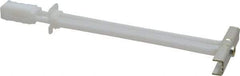 Toggler - 1/4" Screw, 6-1/4" Long, 3/8 to 3-5/8" Thick, Toggle Bolt Drywall & Hollow Wall Anchor - 1/4 - 20" Thread, 1/2" Drill, Zinc Plated, Steel, Grade 1010, Use in Drywall - Apex Tool & Supply