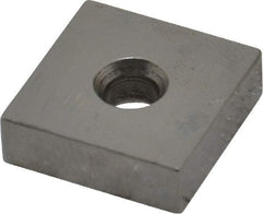 Mitutoyo - 0.3" Square Steel Gage Block - Accuracy Grade 0, Includes Certificate of Inspection - Apex Tool & Supply