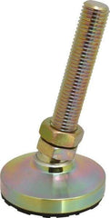 Gibraltar - 3/4-10 Bolt Thread, Studded Pivotal Stud Mount Leveling Pad & Mount - 7,400 Max Lb Capacity, 3" Base Diam - Apex Tool & Supply