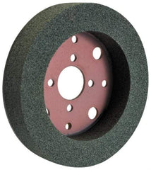 Norton - 6" Diam, 4" Hole Size, 1-1/4" Overall Thickness, 60 Grit, Type 2 Tool & Cutter Grinding Wheel - Medium Grade, Silicon Carbide, I Hardness, Vitrified Bond, 3,600 RPM - Apex Tool & Supply