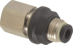 Legris - 5/32" Outside Diam, 1/8 NPT, Brass Push-to-Connect Tube Female Bulkhead - 290 Max psi - Apex Tool & Supply