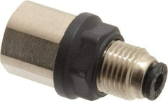 Legris - 1/8" Outside Diam, 1/8 NPT, Brass Push-to-Connect Tube Female Bulkhead - 290 Max psi - Apex Tool & Supply