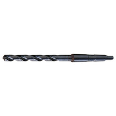 3/16 RHS / RHC HSS 118 Degree Radial Point General Purpose Taper Shank Drill - Steam Oxide - Exact Industrial Supply
