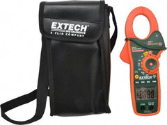 Extech - EX810, CAT III, Digital Average Responding Auto Ranging Clamp Meter with 1.7" Clamp On Jaws - 600 VAC/VDC, 1000 AC Amps, Measures Current, Temperature - Apex Tool & Supply