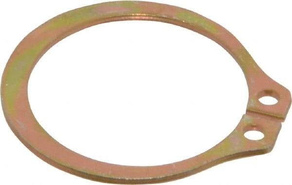 Rotor Clip - 23.88mm Groove Diam, 1" Shaft Diam, Cadmium-Plated Steel, Snap External Retaining Rings - 0.046" Groove Width, 0.03" Groove Depth, 0.042" Ring Thickness, Grade 1060-1090 - Apex Tool & Supply