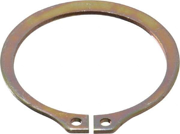Rotor Clip - 32.79mm Groove Diam, 1-3/8" Shaft Diam, Cadmium-Plated Steel, Snap External Retaining Rings - 0.056" Groove Width, 0.042" Groove Depth, 0.05" Ring Thickness, Grade 1060-1090 - Apex Tool & Supply