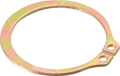 Rotor Clip - 41.91mm Groove Diam, 1-3/4" Shaft Diam, Cadmium-Plated Steel, Snap External Retaining Rings - 0.068" Groove Width, 0.05" Groove Depth, 0.062" Ring Thickness, Grade 1060-1090 - Apex Tool & Supply