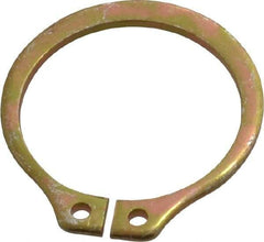 Rotor Clip - 17.88mm Groove Diam, 3/4" Shaft Diam, Cadmium-Plated Steel, Snap External Retaining Rings - 0.046" Groove Width, 0.023" Groove Depth, 0.042" Ring Thickness, Grade 1060-1090 - Apex Tool & Supply