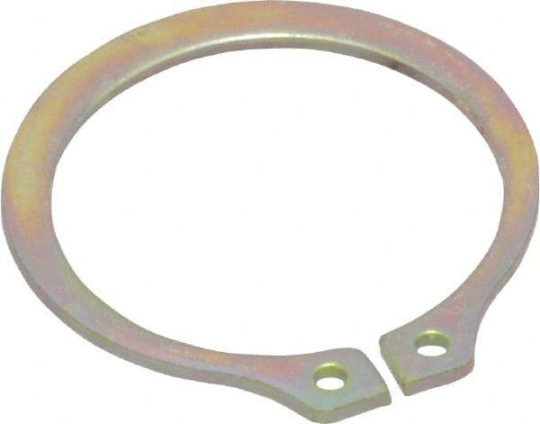 Rotor Clip - 20.85mm Groove Diam, 7/8" Shaft Diam, Cadmium-Plated Steel, Snap External Retaining Rings - 0.046" Groove Width, 0.027" Groove Depth, 0.042" Ring Thickness, Grade 1060-1090 - Apex Tool & Supply
