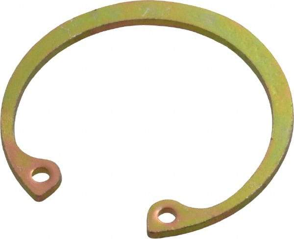 Rotor Clip - 0.042" Thick, Cadmium-Plated Finish, Steel Snap Internal Retaining Ring - 0.046" Groove Width, 0.033" Groove Depth, 1.066" Groove Diam, Grade 1060-1090 - Apex Tool & Supply