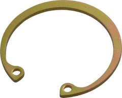 Rotor Clip - 0.05" Thick, Cadmium-Plated Finish, Steel Snap Internal Retaining Ring - 0.056" Groove Width, 0.04" Groove Depth, 1.33" Groove Diam, Grade 1060-1090 - Apex Tool & Supply