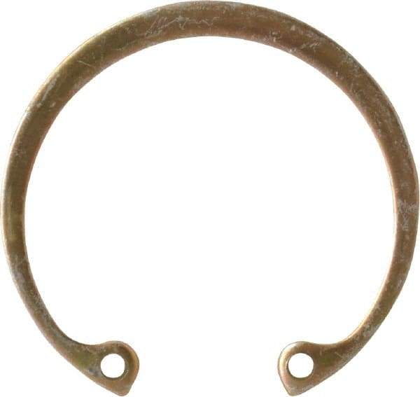 Rotor Clip - 0.05" Thick, Cadmium-Plated Finish, Steel Snap Internal Retaining Ring - 0.056" Groove Width, 0.043" Groove Depth, 1.461" Groove Diam, Grade 1060-1090 - Apex Tool & Supply