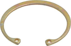 Rotor Clip - 0.05" Thick, Cadmium-Plated Finish, Steel Snap Internal Retaining Ring - 0.056" Groove Width, 0.047" Groove Depth, 1.594" Groove Diam, Grade 1060-1090 - Apex Tool & Supply