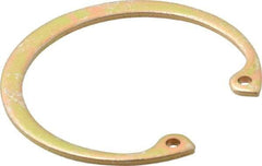 Rotor Clip - 0.062" Thick, Cadmium-Plated Finish, Steel Snap Internal Retaining Ring - 0.068" Groove Width, 0.05" Groove Depth, 1.725" Groove Diam, Grade 1060-1090 - Apex Tool & Supply