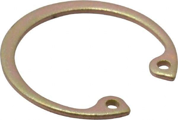 Rotor Clip - 0.042" Thick, Cadmium-Plated Finish, Steel Snap Internal Retaining Ring - 0.046" Groove Width, 0.028" Groove Depth, 0.931" Groove Diam, Grade 1060-1090 - Apex Tool & Supply