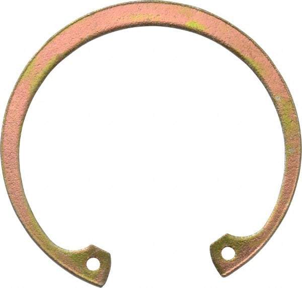 Rotor Clip - 0.062" Thick, Cadmium-Plated Finish, Steel Snap Internal Retaining Ring - 0.068" Groove Width, 0.054" Groove Depth, 1.858" Groove Diam, Grade 1060-1090 - Apex Tool & Supply