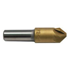 1/8 HSS 6FL Csink,100 Deg,TiN Coated Alternate Manufacture # 79037 - Apex Tool & Supply