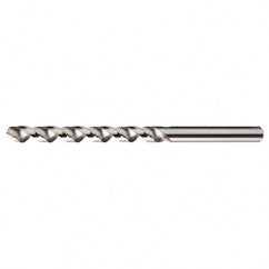 #42 RHS / RHC HSS 118 Degree Radial Point High Helix Taper Length Drill - Bright - Apex Tool & Supply