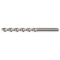 #42 RHS / RHC HSS 118 Degree Radial Point High Helix Taper Length Drill - Bright - Apex Tool & Supply