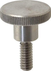 KIPP - 24mm Head, Knurled Knob - Threaded Stem, Stainless Steel - Apex Tool & Supply