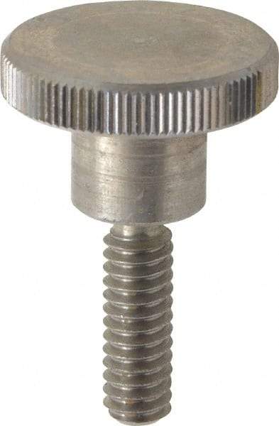 KIPP - 24mm Head, Knurled Knob - Threaded Stem, Stainless Steel - Apex Tool & Supply
